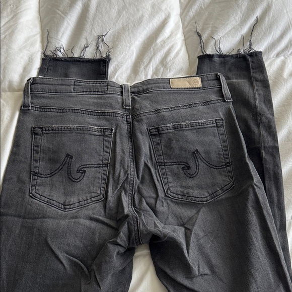 AG Adriano Goldschmied Women's Skinny Jeans in Dark Gray - Picture 3 of 3